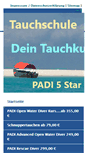 Mobile Screenshot of diveworks-tauchausbildung.de